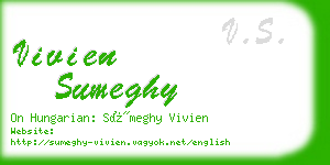 vivien sumeghy business card
